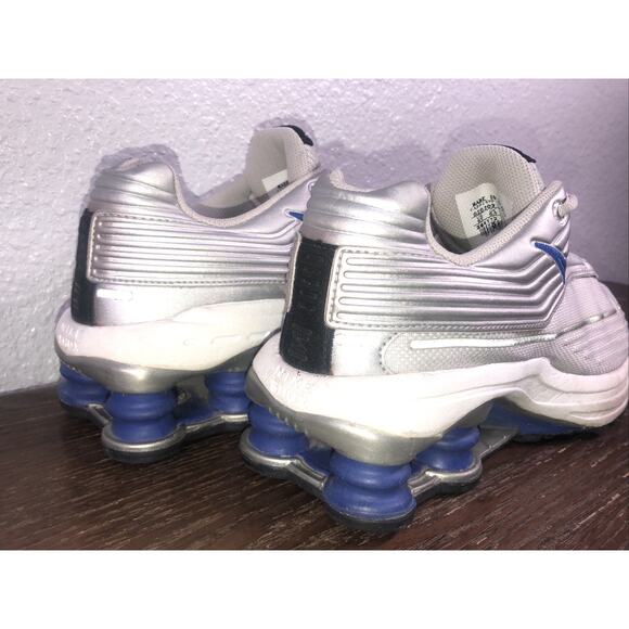 Rare 2002 Nike Shox Zest DS Mens Running Shoes 304112-001 Grey Blue Size 6Y - Picture 4 of 12
